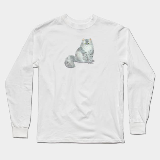 Ragamuffin Cat Long Sleeve T-Shirt by julianamotzko